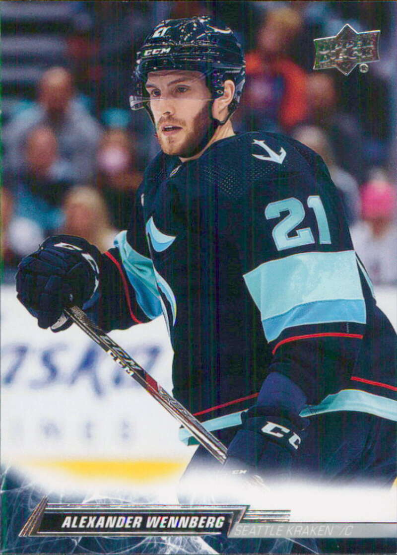 2022-23 Upper Deck Hockey #154 Alexander Wennberg Seattle Kraken Image 1