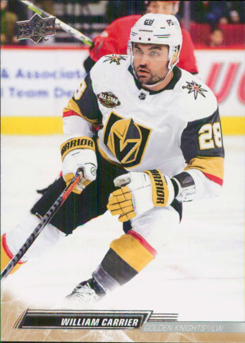 2022-23 Upper Deck Hockey #181 William Carrier Vegas Golden Knights Image 1