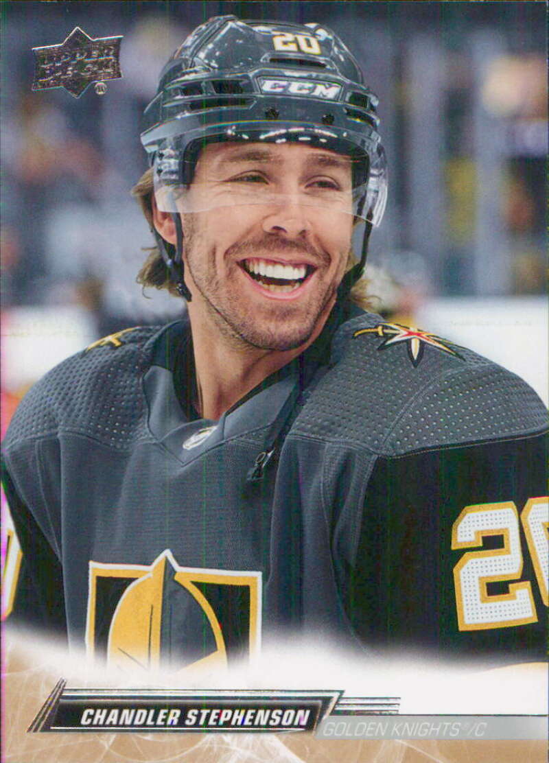 2022-23 Upper Deck Hockey #184 Chandler Stephenson Vegas Golden Knights Image 1