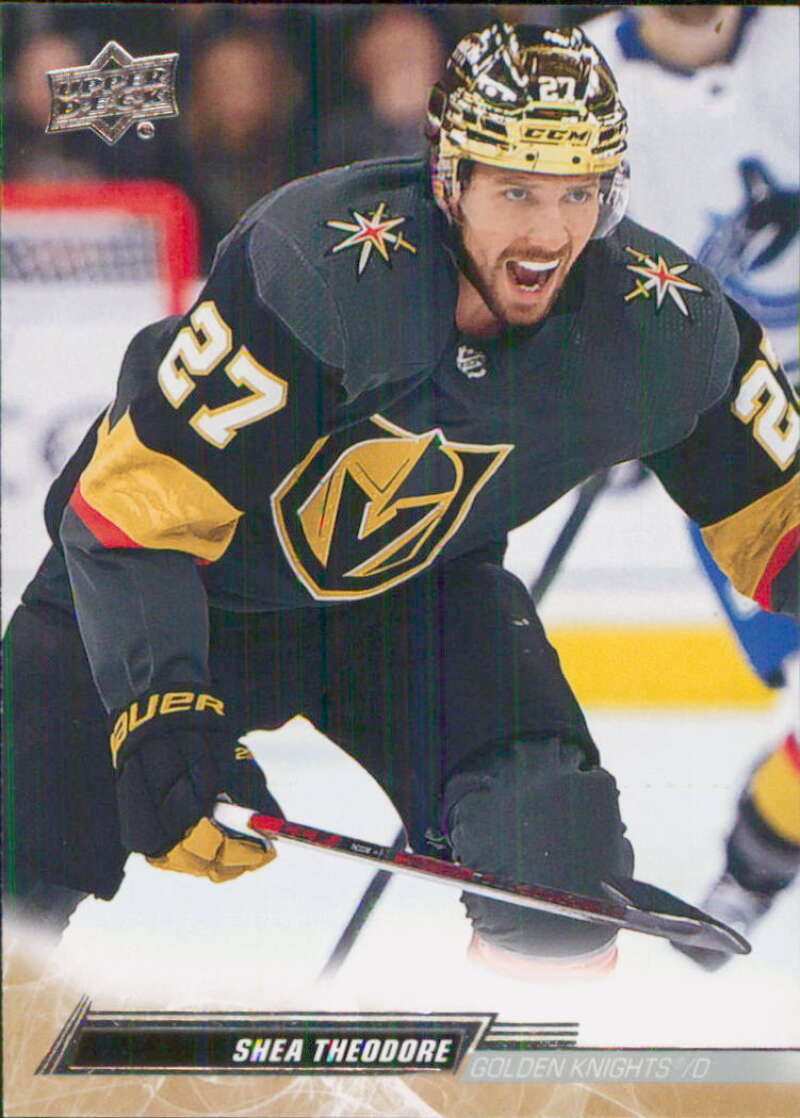 2022-23 Upper Deck Hockey #186 Shea Theodore Vegas Golden Knights Image 1