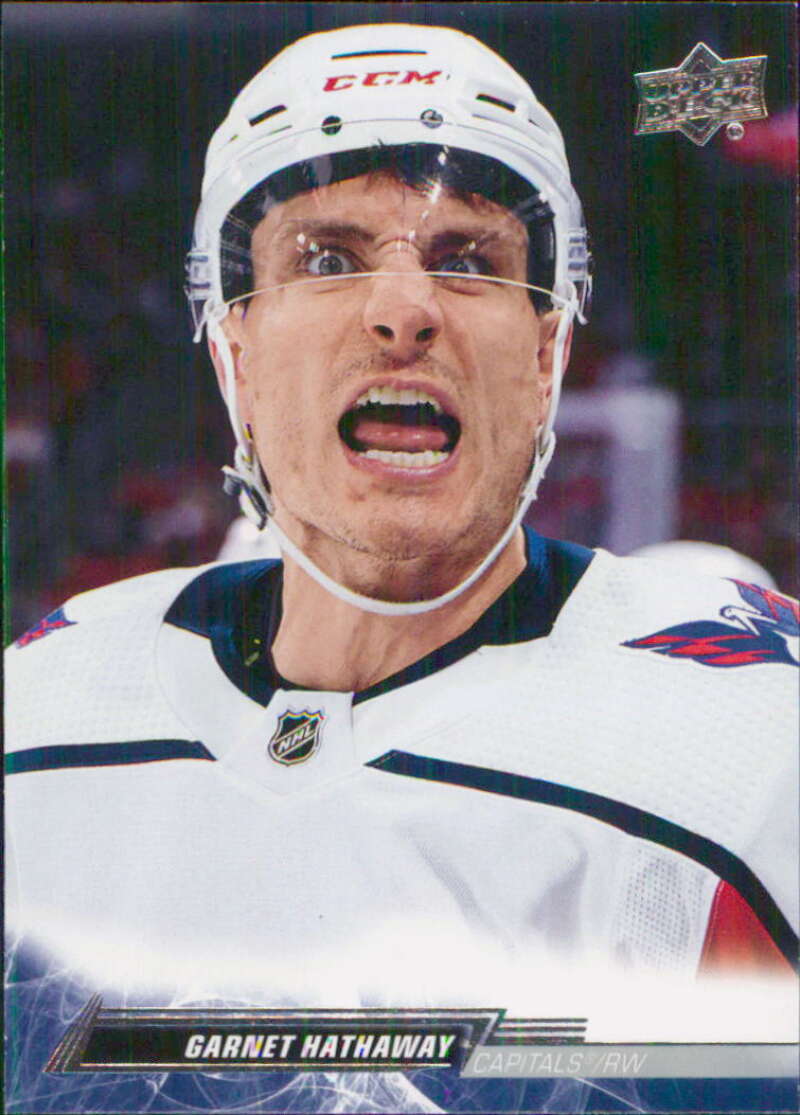 2022-23 Upper Deck Hockey #188 Garnet Hathaway Washington Capitals Image 1