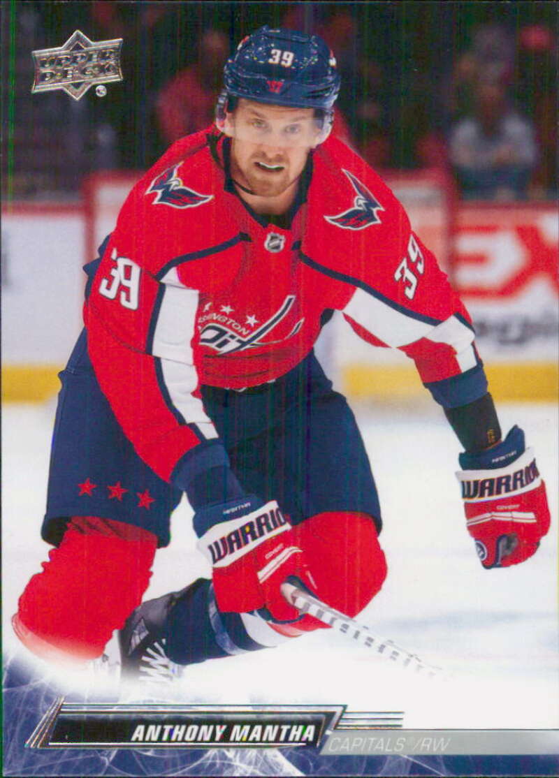 2022-23 Upper Deck Hockey #189 Anthony Mantha Washington Capitals Image 1