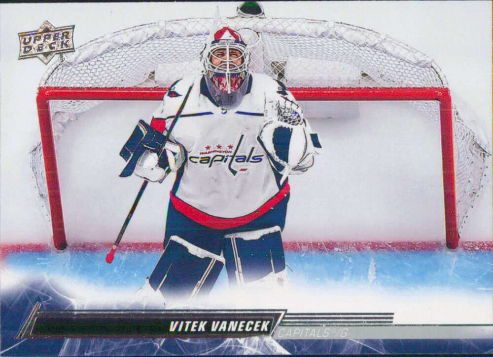 2022-23 Upper Deck Hockey #192 Vitek Vanecek Washington Capitals Image 1