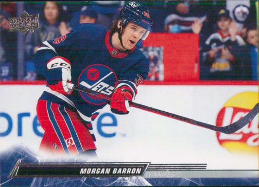 2022-23 Upper Deck Hockey #194 Morgan Barron  Winnipeg Jets  Image 1