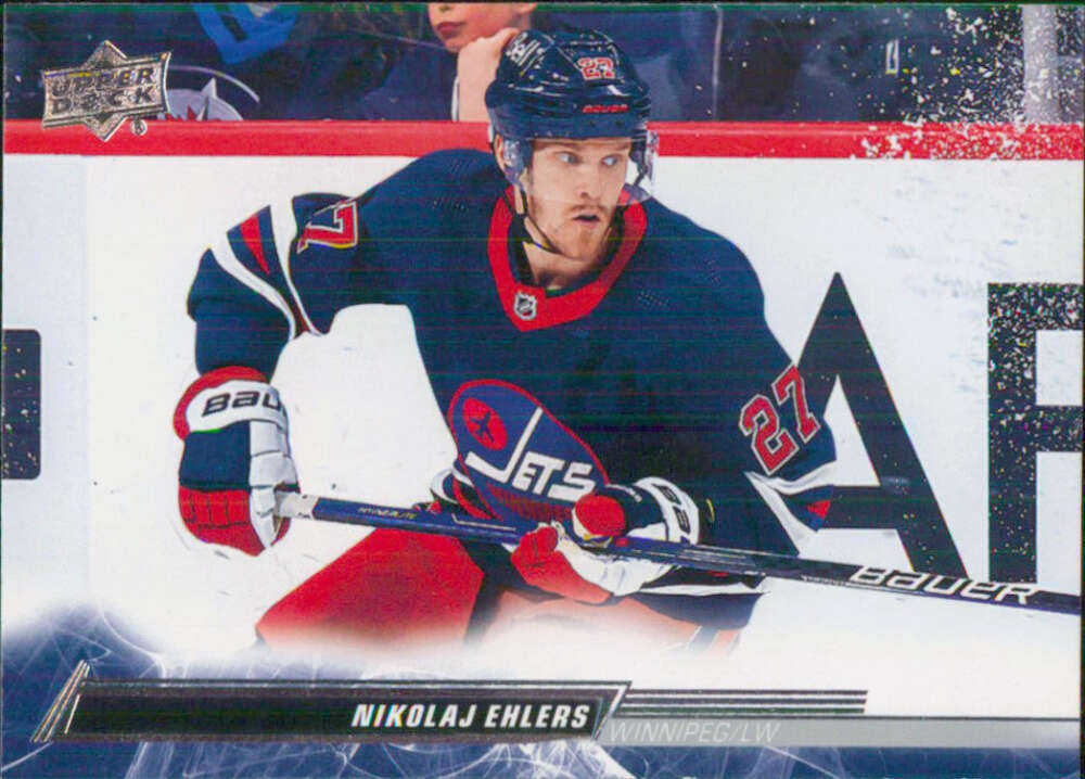 2022-23 Upper Deck Hockey #196 Nikolaj Ehlers Winnipeg Jets Image 1