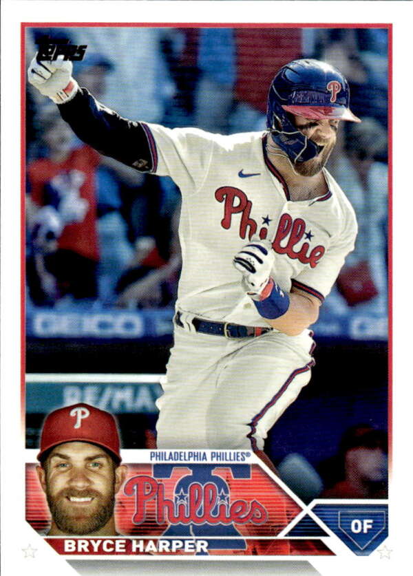 2023 Topps Baseball  #3 Bryce Harper  Philadelphia Phillies  Image 1