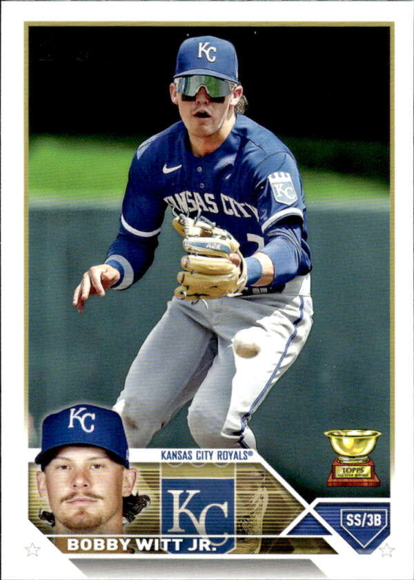 2023 Topps Baseball #7 Bobby Witt Jr. Kansas City Royals Image 1
