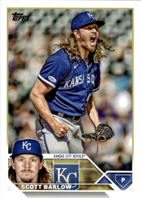 2023 Topps Baseball #9 Scott Barlow Kansas City Royals Image 1