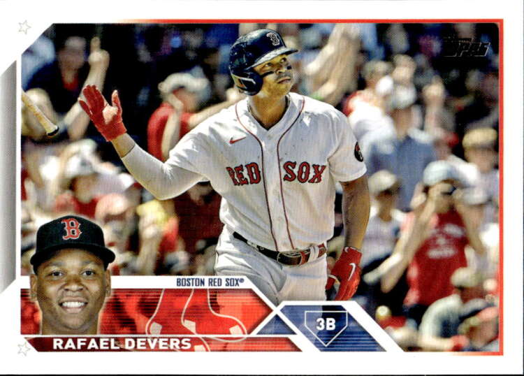 2023 Topps Baseball #11 Rafael Devers Boston Red Sox Image 1