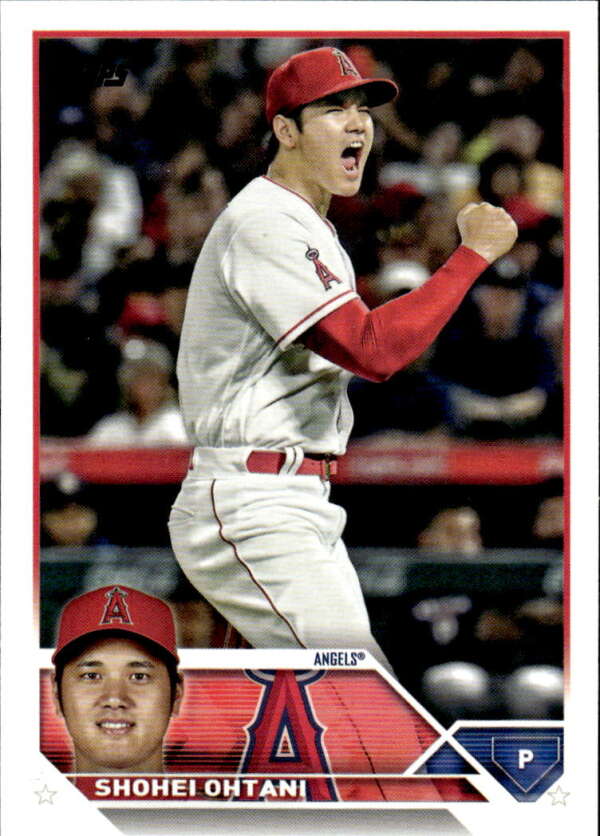 2023 Topps Baseball #17 Shohei Ohtani Los Angeles Angels Image 1
