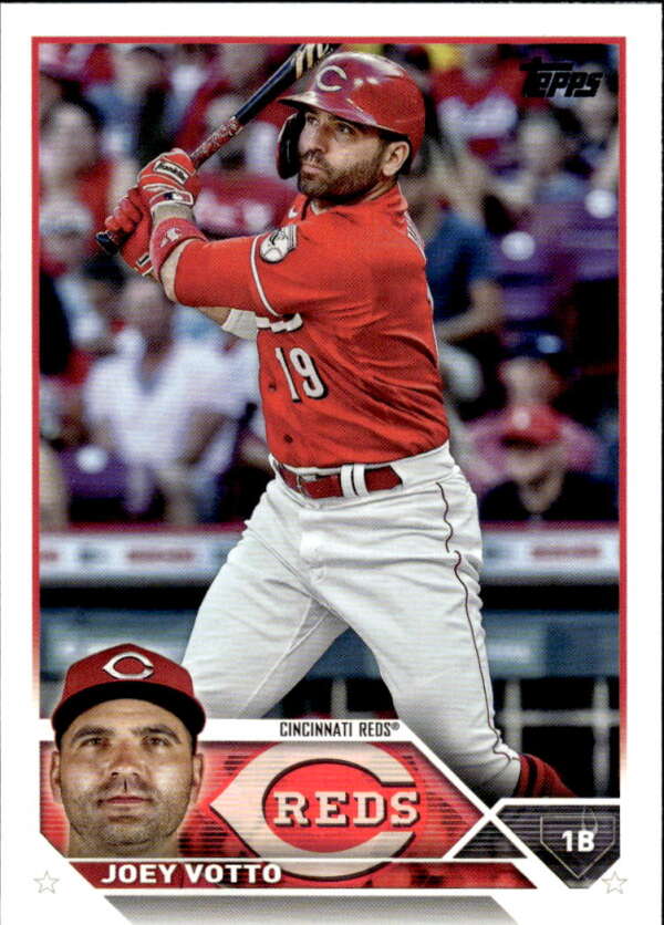 2023 Topps Baseball  #19 Joey Votto  Cincinnati Reds  Image 1