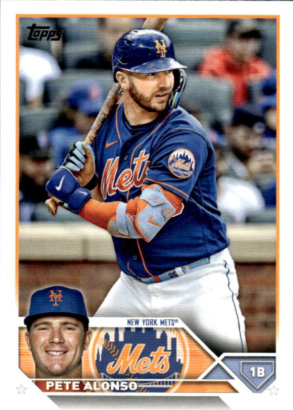 2023 Topps Baseball #20 Pete Alonso New York Mets Image 1