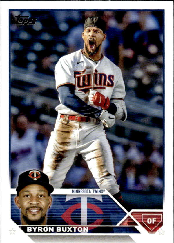 2023 Topps Baseball  #25 Byron Buxton  Minnesota Twins  Image 1