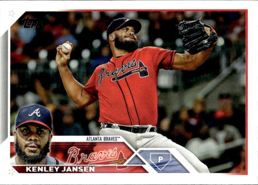 2023 Topps Baseball  #30 Kenley Jansen  Atlanta Braves  Image 1