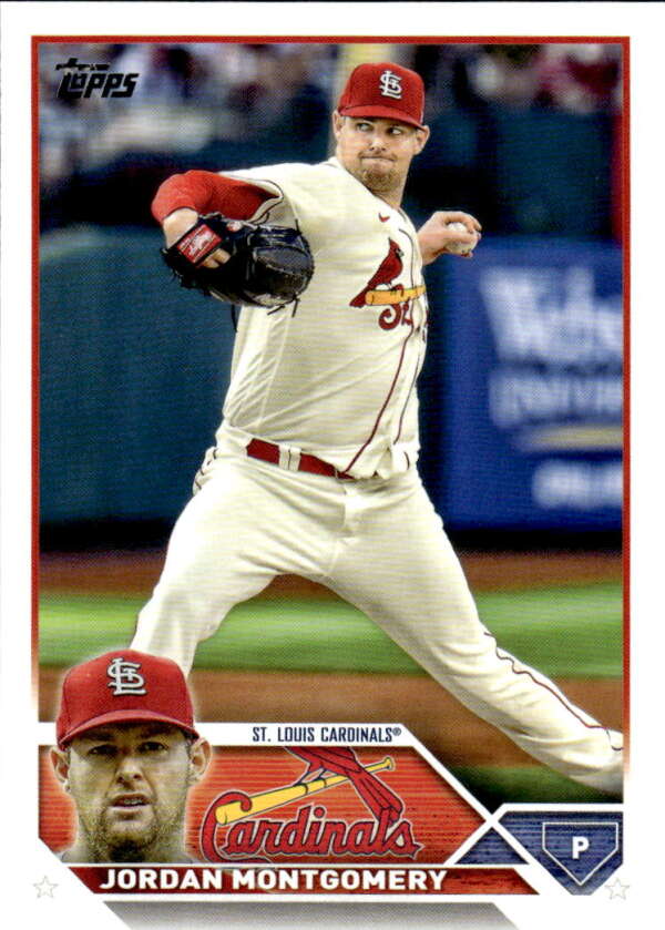 2023 Topps Baseball  #32 Jordan Montgomery  St. Louis Cardinals  Image 1