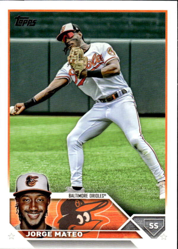 2023 Topps Baseball  #38 Jorge Mateo  Baltimore Orioles  Image 1