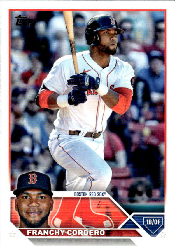 2023 Topps Baseball #42 Franchy Cordero Boston Red Sox Image 1