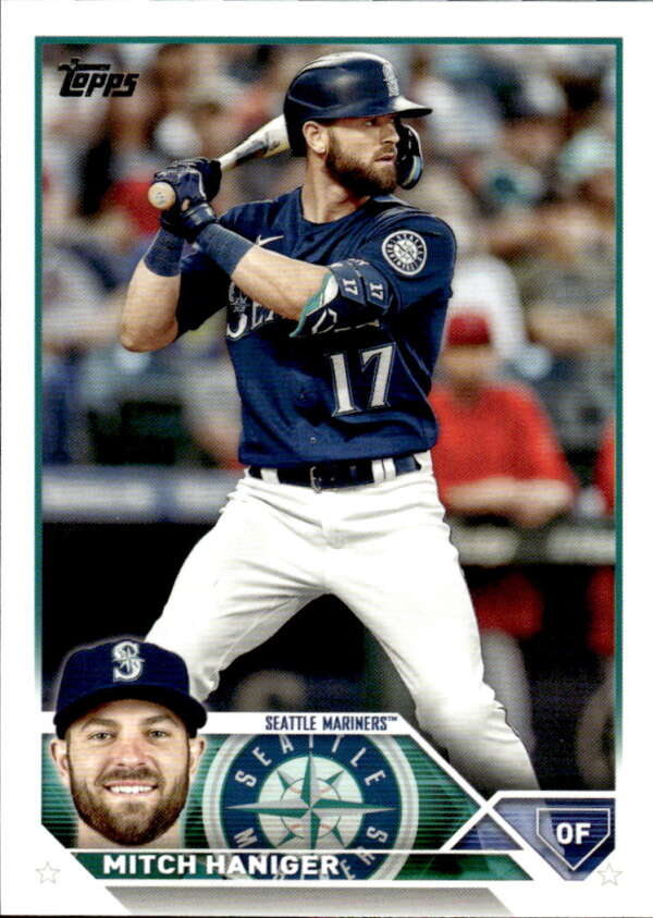 2023 Topps Baseball  #49 Mitch Haniger  Seattle Mariners  Image 1