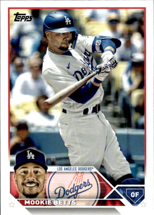 2023 Topps Baseball  #50 Mookie Betts  Los Angeles Dodgers  Image 1