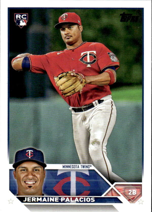 2023 Topps Baseball #56 Jermaine Palacios RC Rookie Minnesota Twins Image 1
