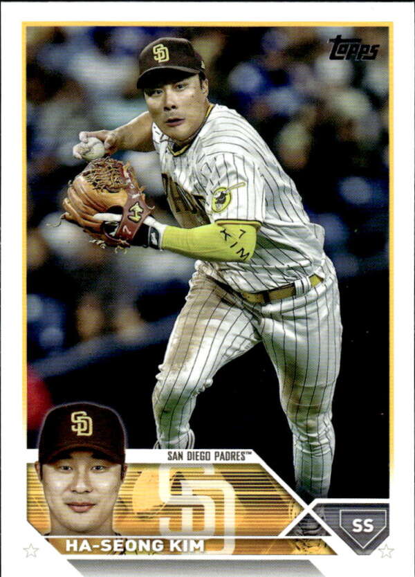 2023 Topps Baseball #57 Ha-Seong Kim San Diego Padres Image 1