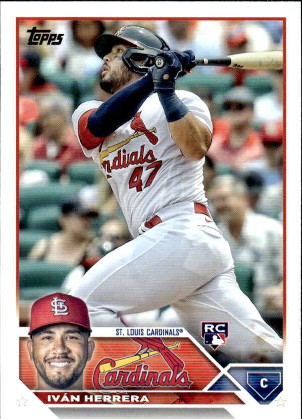 2023 Topps Baseball #58 Ivan Herrera RC Rookie St. Louis Cardinals Image 1