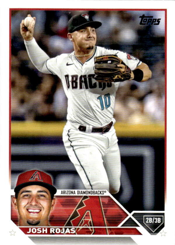 2023 Topps Baseball #60 Josh Rojas Arizona Diamondbacks Image 1