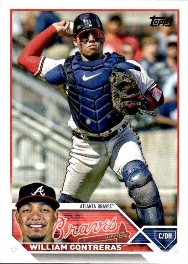 2023 Topps Baseball #68 William Contreras Atlanta Braves Image 1
