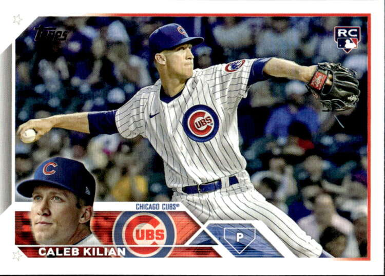 2023 Topps Baseball #69 Caleb Kilian RC Rookie Chicago Cubs Image 1
