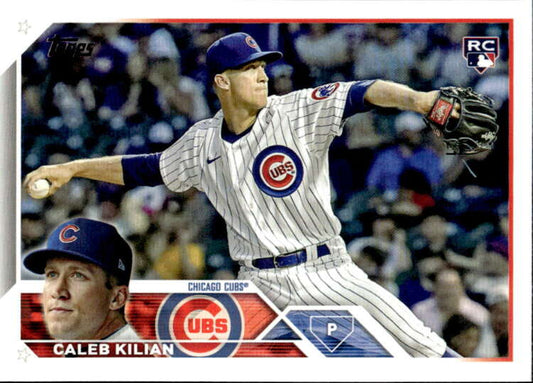 2023 Topps Baseball  #69 Caleb Kilian  RC Rookie Chicago Cubs  Image 1