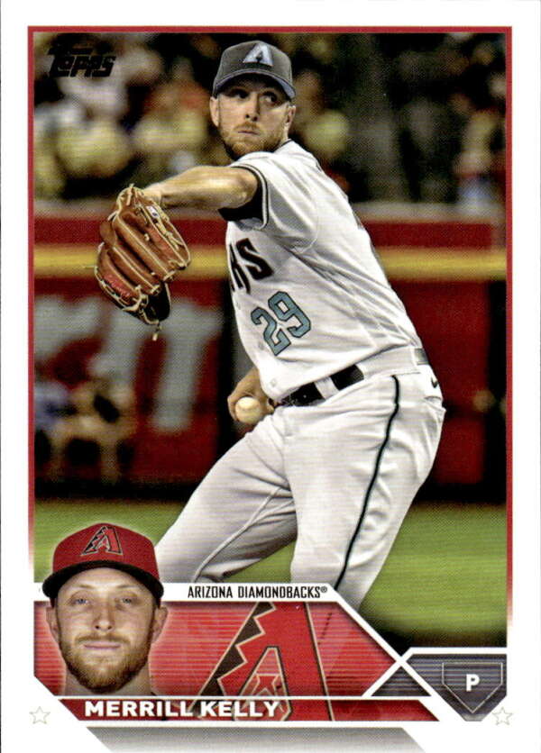 2023 Topps Baseball #71 Merrill Kelly Arizona Diamondbacks Image 1