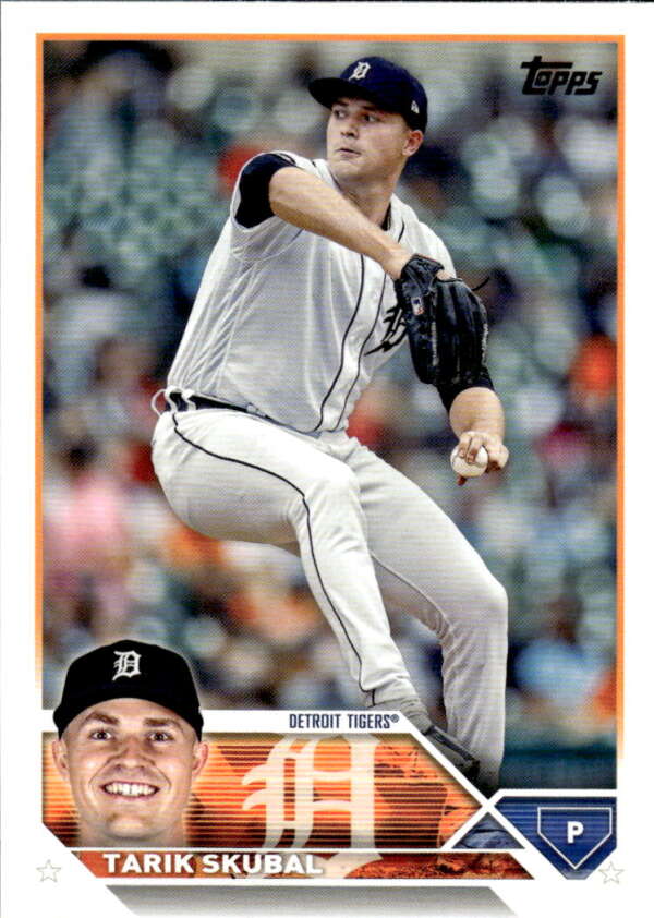 2023 Topps Baseball #74 Tarik Skubal Detroit Tigers Image 1