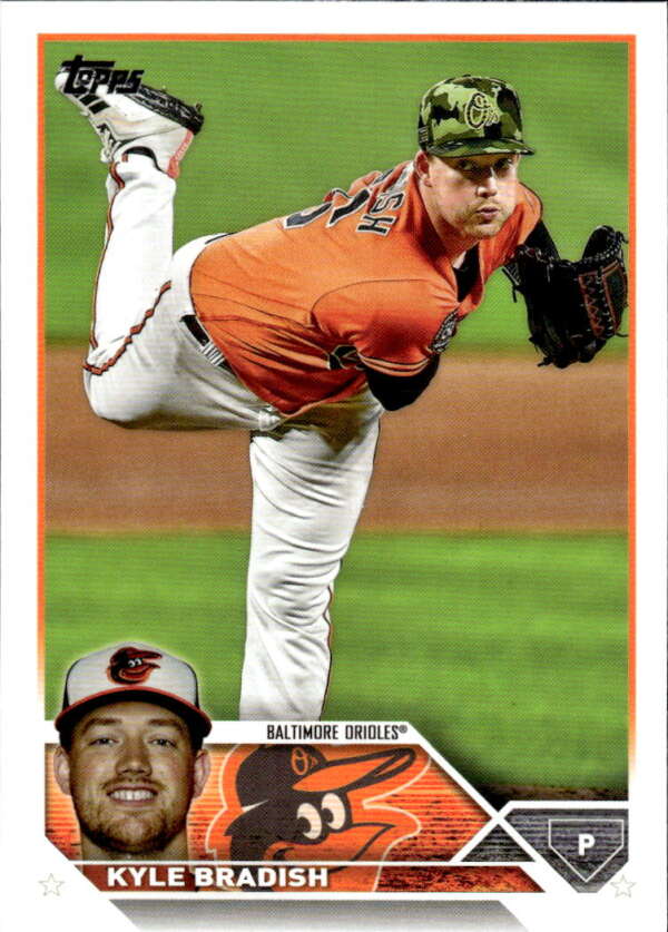 2023 Topps Baseball #77 Kyle Bradish Baltimore Orioles Image 1