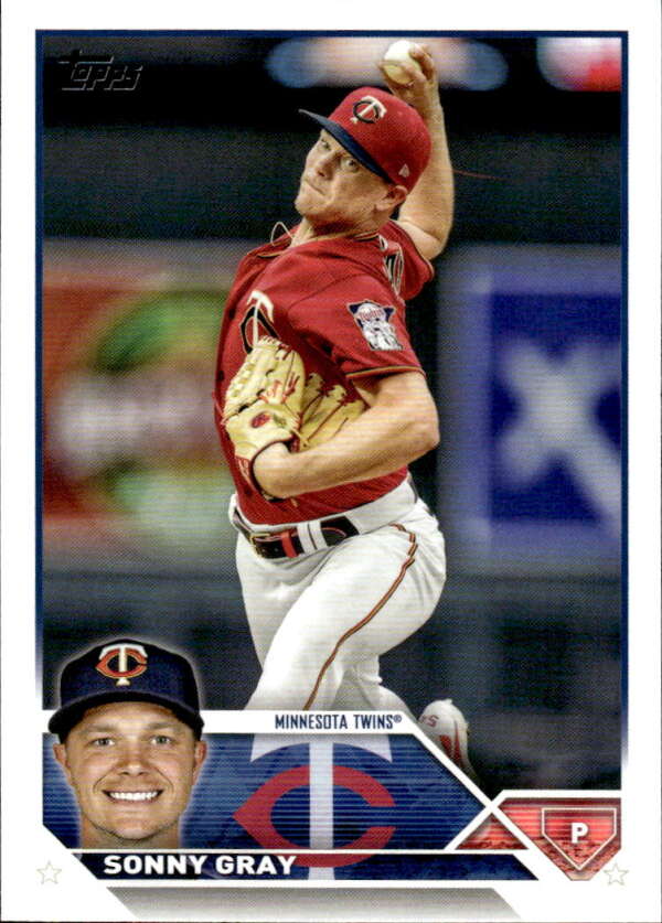 2023 Topps Baseball  #78 Sonny Gray  Minnesota Twins  Image 1