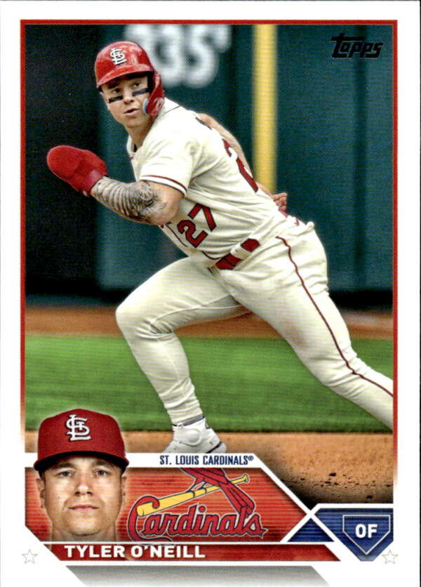 2023 Topps Baseball #79 Tyler O'Neill St. Louis Cardinals Image 1
