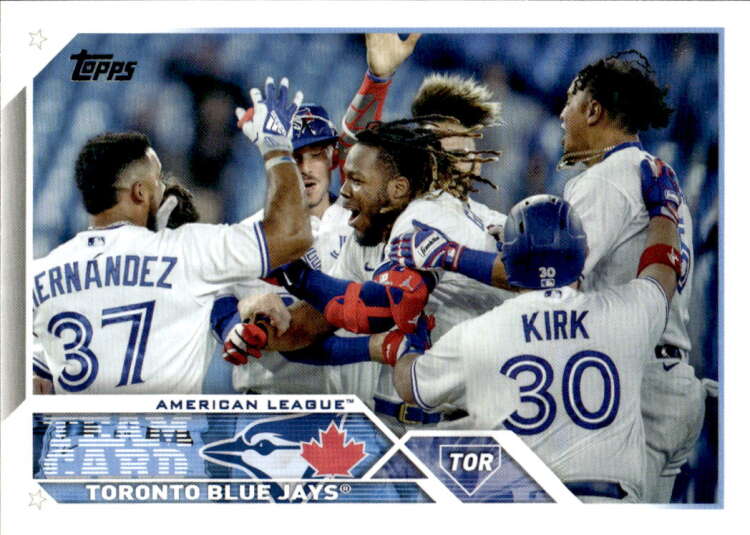 2023 Topps Baseball #84 Toronto Blue Jays Team Card Image 1