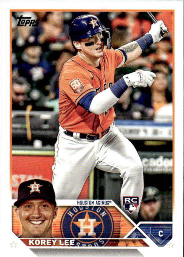 2023 Topps Baseball #90 Korey Lee RC Rookie Houston Astros Image 1