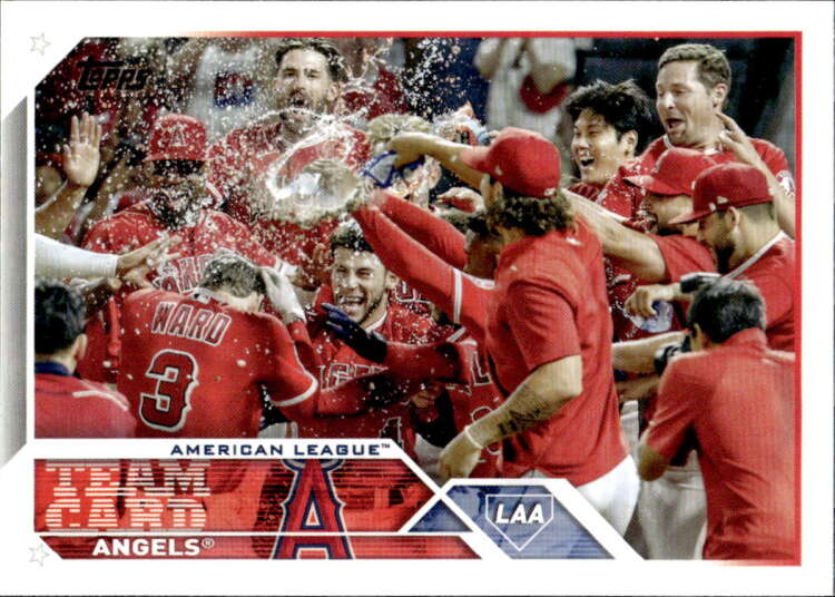 2023 Topps Baseball #93 Los Angeles Angels Team Card Image 1