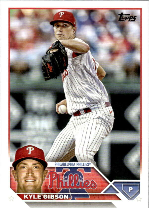 2023 Topps Baseball #96 Kyle Gibson Philadelphia Phillies Image 1