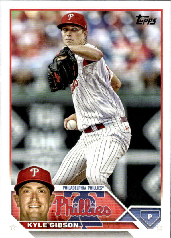 2023 Topps Baseball  #96 Kyle Gibson  Philadelphia Phillies  Image 1