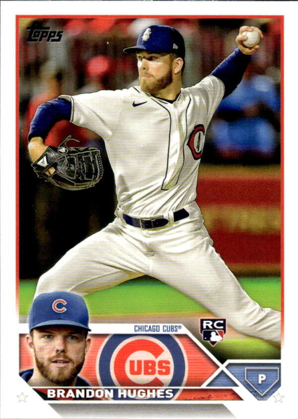 2023 Topps Baseball  #97 Brandon Hughes  RC Rookie Chicago Cubs  Image 1