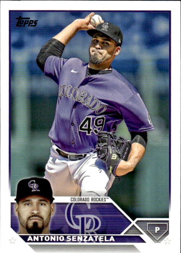 2023 Topps Baseball #99 Antonio Senzatela Colorado Rockies Image 1