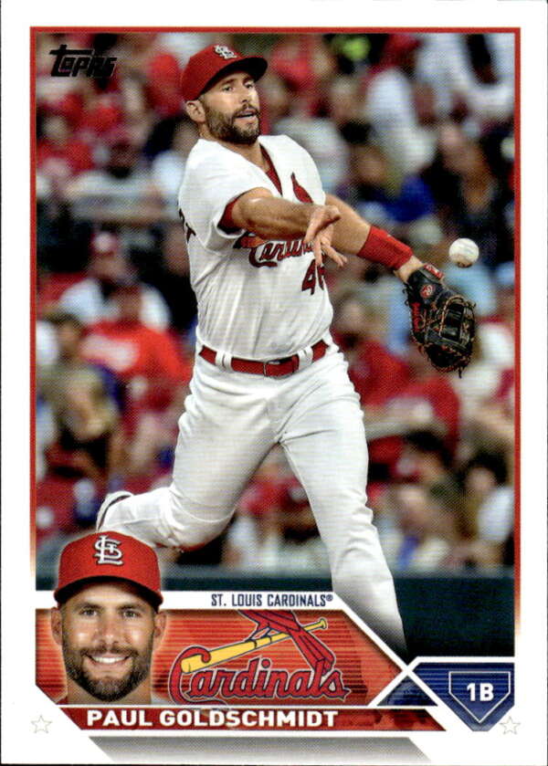 2023 Topps Baseball #100 Paul Goldschmidt St. Louis Cardinals Image 1