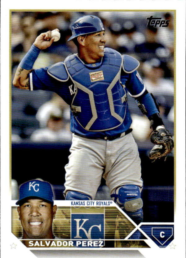 2023 Topps Baseball #102 Salvador Perez Kansas City Royals Image 1
