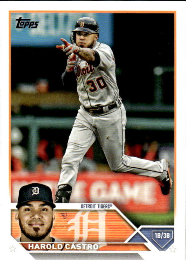 2023 Topps Baseball #126 Harold Castro Detroit Tigers Image 1