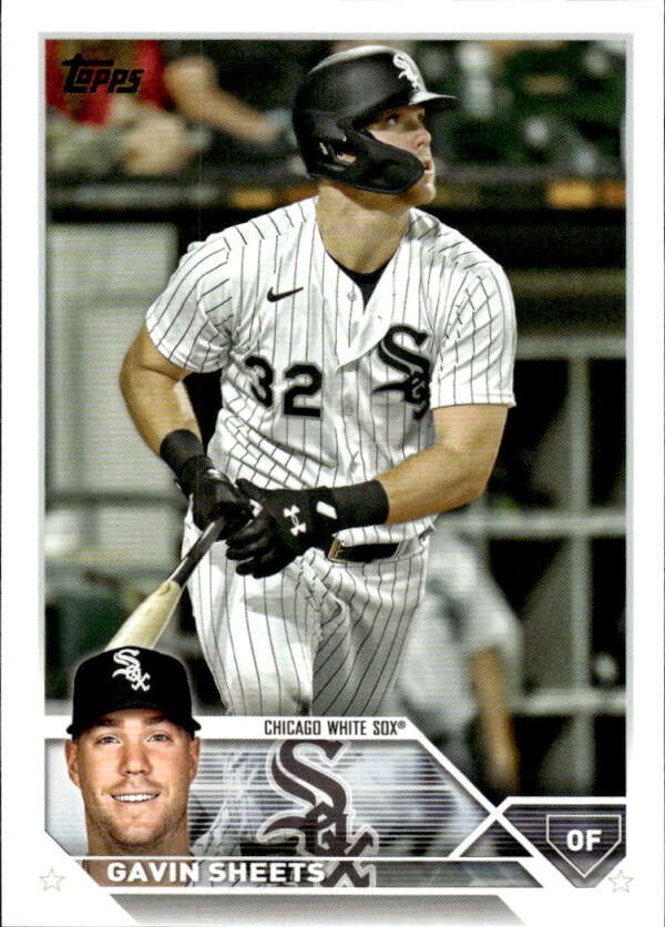 2023 Topps Baseball  #132 Gavin Sheets  Chicago White Sox  Image 1