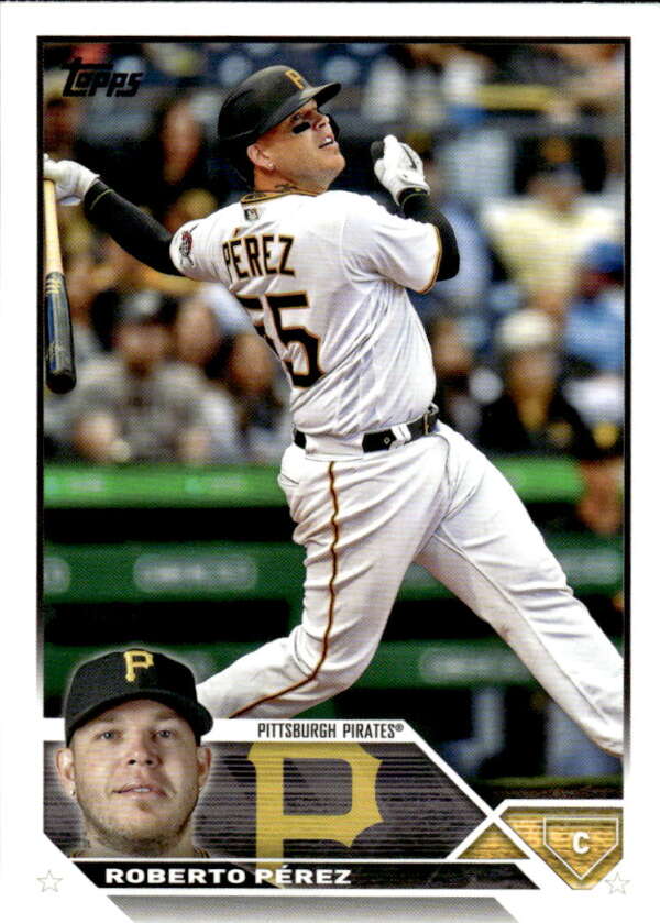 2023 Topps Baseball #133 Roberto Perez Pittsburgh Pirates Image 1