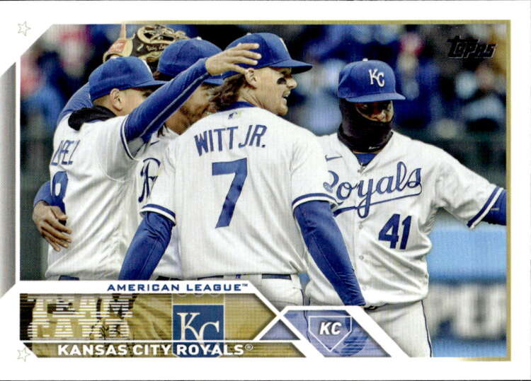 2023 Topps Baseball #134 Kansas City Royals Team Card Image 1