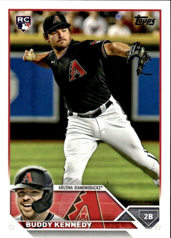 2023 Topps Baseball #135 Buddy Kennedy RC Rookie Arizona Diamondbacks Image 1