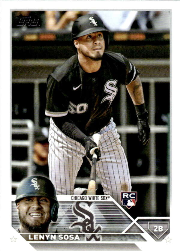 2023 Topps Baseball #140 Lenyn Sosa RC Rookie Chicago White Sox Image 1